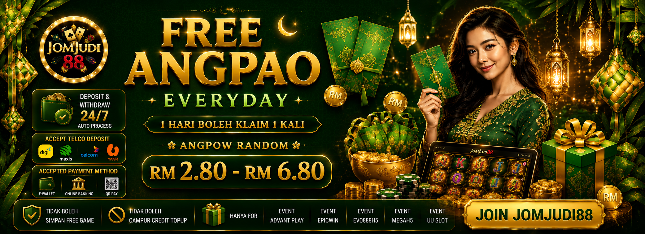 DAILY FREE REWARDS